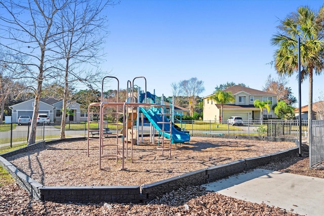 view of play area