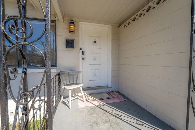 view of entrance to property