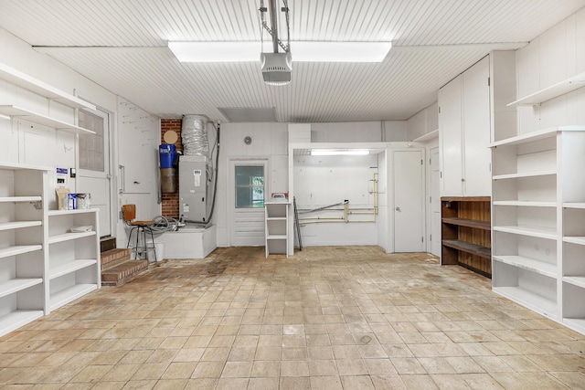 6433 Jack Wright Island Rd, Saint Augustine, FL 32092 - garage with a garage door opener and heating unit