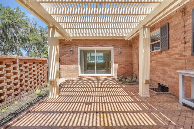 6433 Jack Wright Island Rd, Saint Augustine, FL 32092 - view of patio / terrace with a pergola