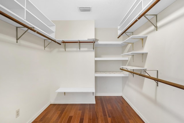 6433 Jack Wright Island Rd, Saint Augustine, FL 32092 - walk in closet with hardwood / wood-style floors