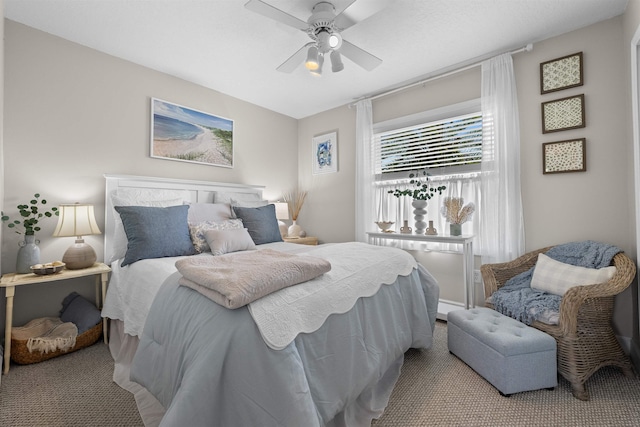 6600 Nassau St, Saint Augustine, FL 32080 - bedroom with carpet and a ceiling fan