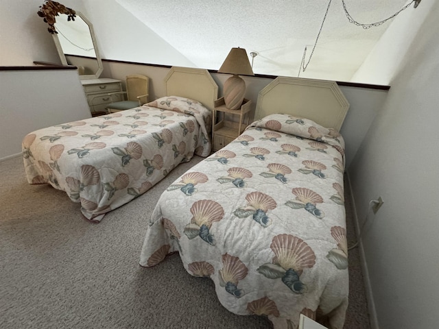 59 Village Del Lago Cir Unit 59, Saint Augustine, FL 32080 - carpeted bedroom with a textured ceiling