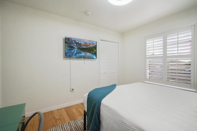 5 Nesbit Ave, Saint Augustine, FL 32084 - bedroom featuring light wood-style flooring and a closet