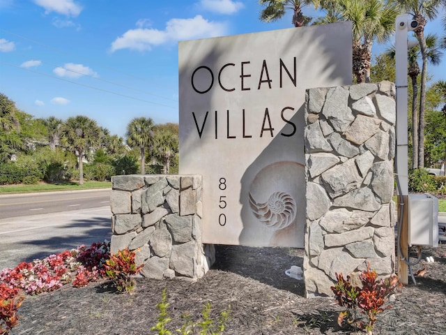 850 A1A Beach Blvd Unit 92, Saint Augustine, FL 32080 - view of community / neighborhood sign