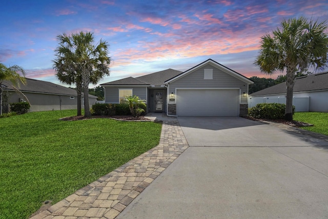 362 S Hamilton Springs Rd, Saint Augustine, FL 32084 - ranch-style home with a garage and concrete driveway