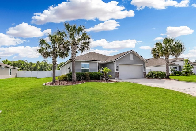 362 S Hamilton Springs Rd, Saint Augustine, FL 32084 - ranch-style home with concrete driveway and a garage