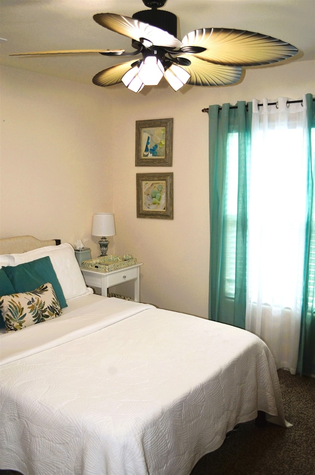 35 Putter Dr, Palm Coast, FL 32164 - bedroom featuring carpet floors and ceiling fan