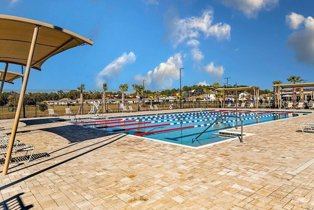 view of pool