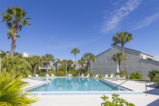890 A1A Beach Blvd Unit 74, Saint Augustine Beach, FL 32080 - community pool featuring a patio