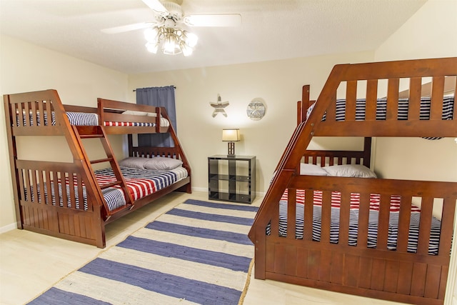 890 A1A Beach Blvd Unit 74, Saint Augustine Beach, FL 32080 - bedroom featuring wood finished floors and a ceiling fan