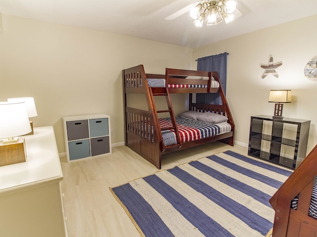 890 A1A Beach Blvd Unit 74, Saint Augustine Beach, FL 32080 - bedroom featuring wood finished floors and a ceiling fan