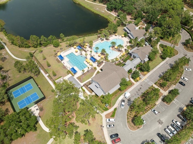 295 Ferndale Way, Saint Augustine, FL 32092 - aerial view of property's location featuring a pool and a large body of water