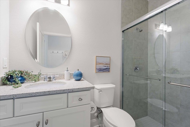 295 Ferndale Way, Saint Augustine, FL 32092 - full bath with a stall shower, toilet, and vanity