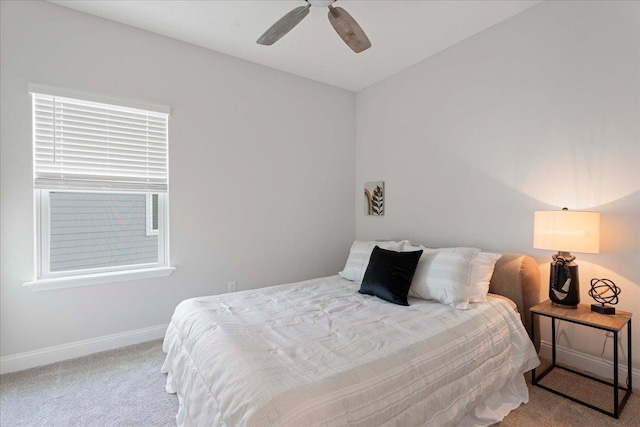 295 Ferndale Way, Saint Augustine, FL 32092 - bedroom featuring carpet, baseboards, and ceiling fan