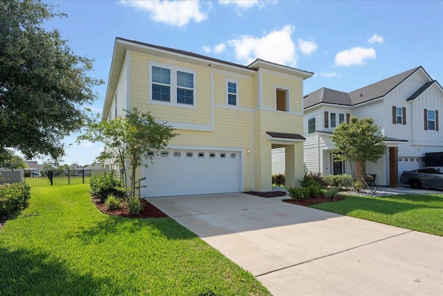 295 Ferndale Way, Saint Augustine, FL 32092 - view of front of home featuring a garage, concrete driveway, and board and batten siding