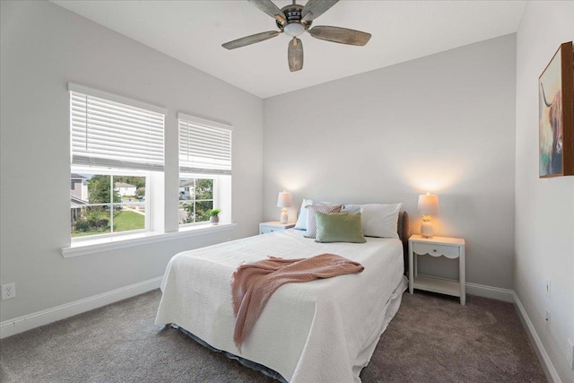 295 Ferndale Way, Saint Augustine, FL 32092 - carpeted bedroom featuring baseboards and a ceiling fan
