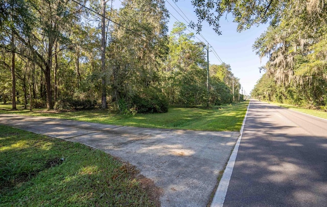 view of road