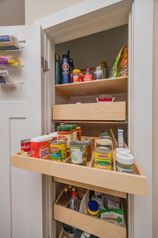 view of pantry