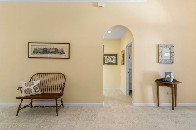 view of sitting room