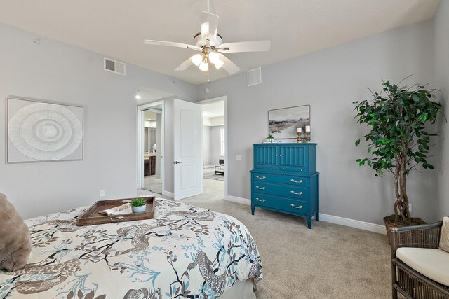 175 Laterra Links Cir Unit 101, Saint Augustine, FL 32092 - bedroom with light carpet, baseboards, and visible vents