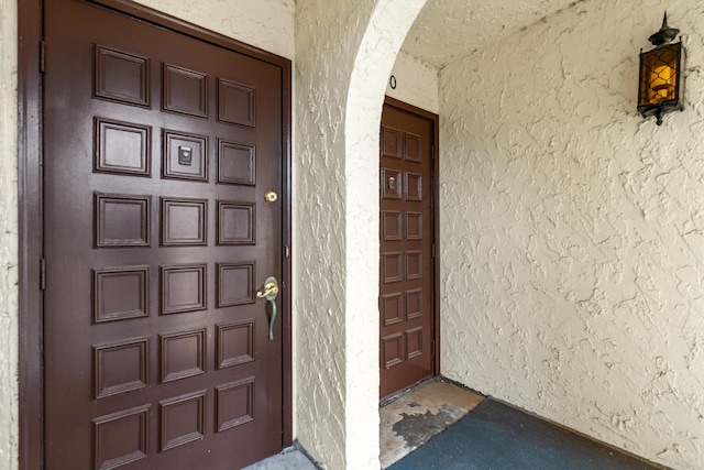 600 Domenico Cir Unit G9, Saint Augustine, FL 32086 - property entrance with stucco siding and covered porch