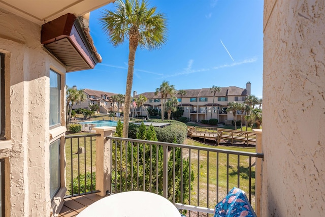 8200 S A1A Unit 15, Saint Augustine, FL 32080 - balcony featuring a residential view