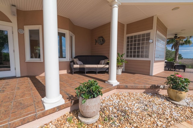 821 Kalli Creek Ln, Saint Augustine, FL 32080 - view of patio / terrace with outdoor lounge area