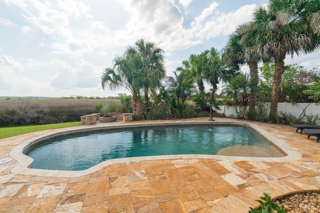 821 Kalli Creek Ln, Saint Augustine, FL 32080 - view of swimming pool with a patio