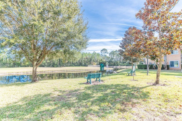 510 Florida Club Blvd Unit 301, Saint Augustine, FL 32084 - view of grassy yard with a water view
