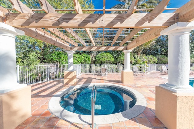 510 Florida Club Blvd Unit 301, Saint Augustine, FL 32084 - view of pool featuring a community hot tub, a patio, and a pergola