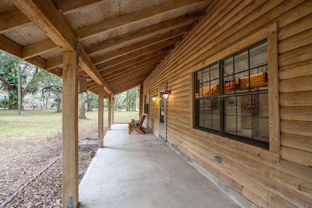 view of patio