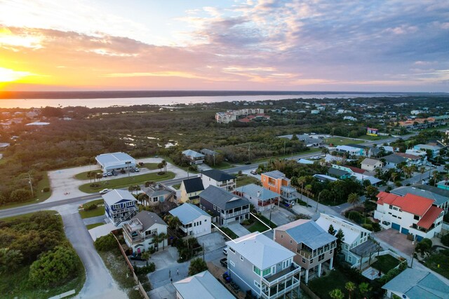 5813 Rudolph Ave, Saint Augustine, FL 32080 - aerial view at dusk with a water view