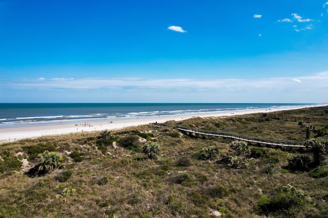 5813 Rudolph Ave, Saint Augustine, FL 32080 - property view of water with a view of the beach