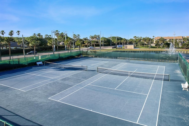 view of sport court