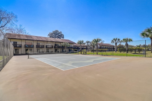 view of sport court