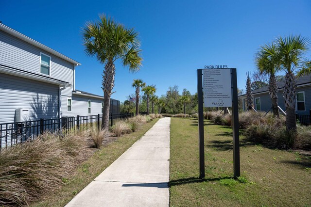 638 Honeycomb Trl, Saint Augustine, FL 32095 - view of community featuring a yard and fence