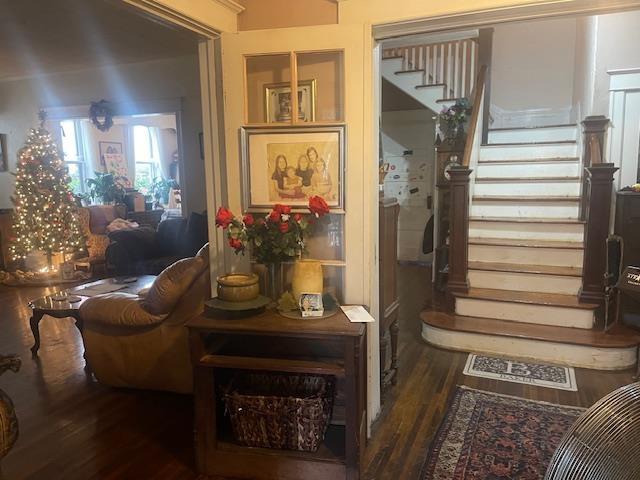 interior space featuring hardwood / wood-style floors