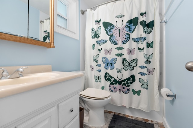 214 Deltona Blvd, Saint Augustine, FL 32086 - full bath with vanity and tile patterned floors
