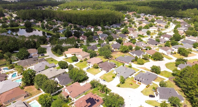 2020 Spring Meadows Ct, Saint Augustine, FL 32092 - aerial perspective of suburban area with a heavily wooded area and a large body of water