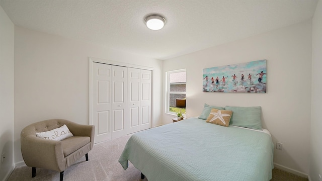 2020 Spring Meadows Ct, Saint Augustine, FL 32092 - bedroom featuring carpet floors, a closet, and baseboards