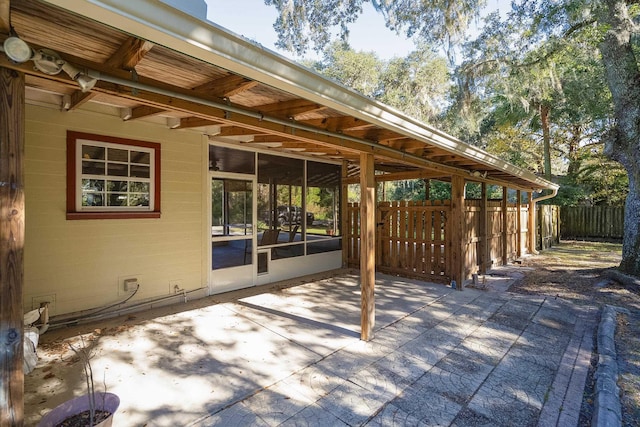 view of patio