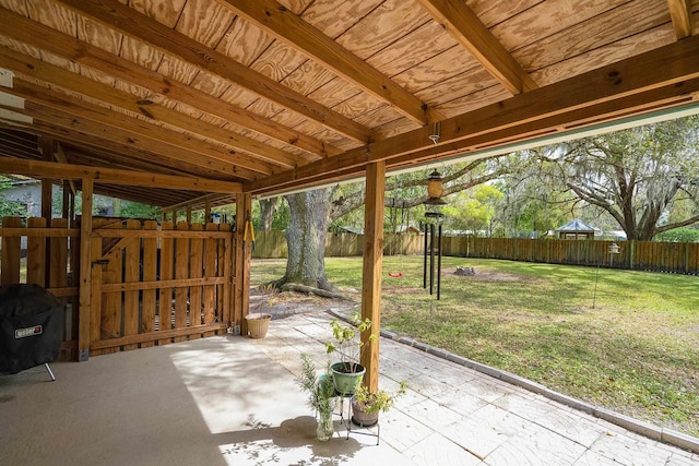 view of patio