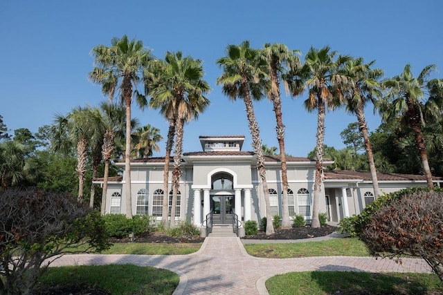 410 S Villa San Marco Dr Unit 301, Saint Augustine, FL 32086 - mediterranean / spanish-style home with french doors and stucco siding