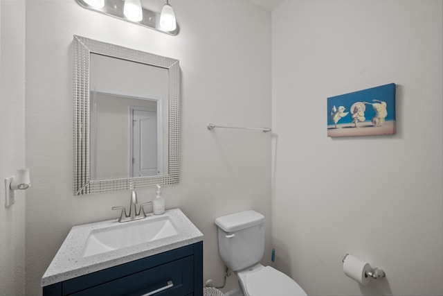 811 Sandstone Dr, Saint Augustine, FL 32086 - half bath featuring vanity and toilet