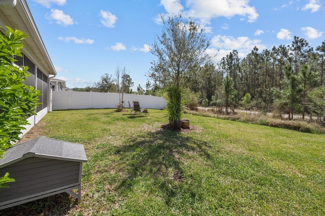 811 Sandstone Dr, Saint Augustine, FL 32086 - view of yard with fence private yard