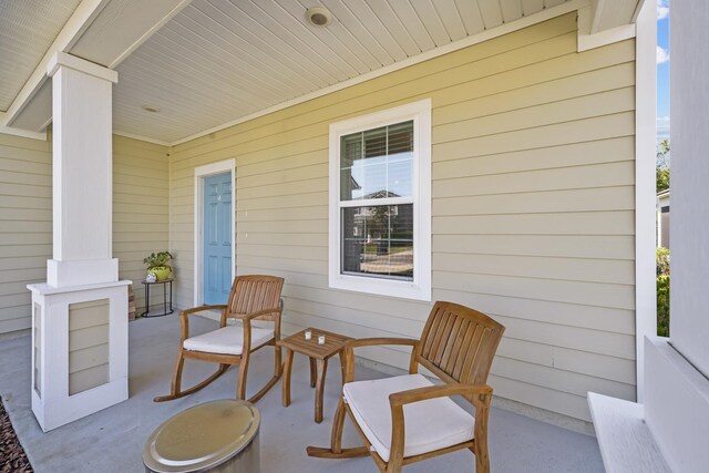 811 Sandstone Dr, Saint Augustine, FL 32086 - view of patio featuring a porch