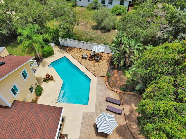 6 Versaggi Pl, Saint Augustine, FL 32080 - view of pool with a fenced backyard and a patio