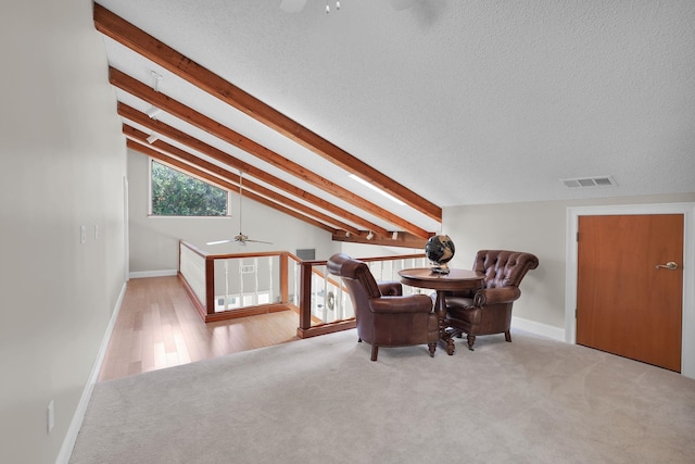 6 Versaggi Pl, Saint Augustine, FL 32080 - carpeted dining space featuring ceiling fan and a textured ceiling