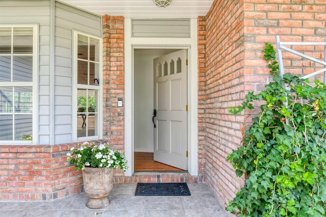 1536 San Rafael Way, Saint Augustine, FL 32080 - property entrance featuring brick siding